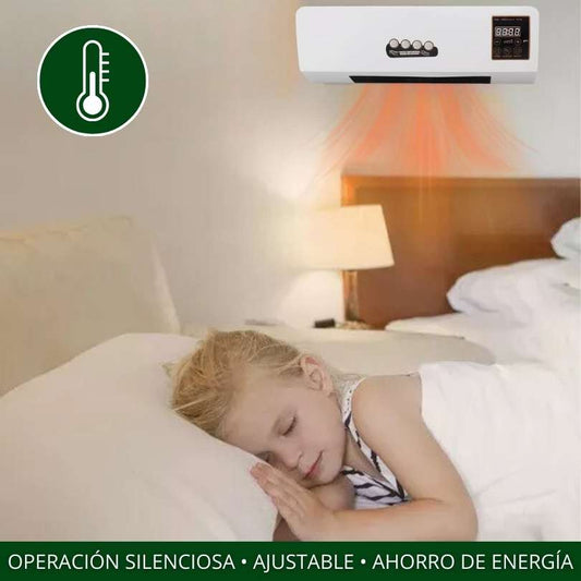 Calentador de aire con temporizador y Control remoto. 110V - 1800W