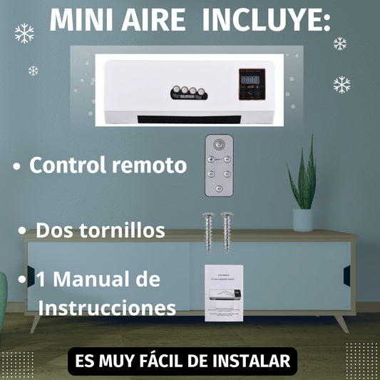 Calentador de aire con temporizador y Control remoto. no