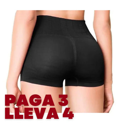 Panty Levantacola Pack 4 unidades Blanco, Negro, Café y Azul Oscuro